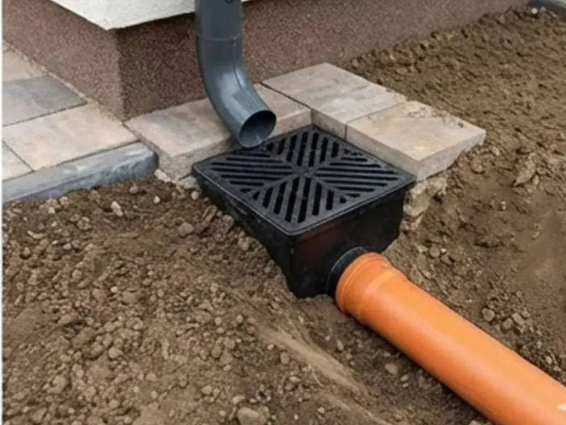 Поверхностный дренаж для отвода дождевой воды